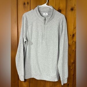 7 Diamonds Heather Gray Zip-Up Sweater